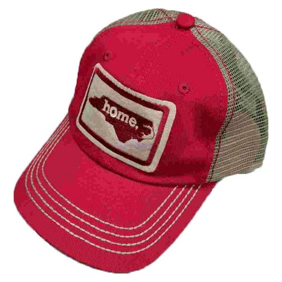 Home State Apparel Trucker Cap - Red - Sideview